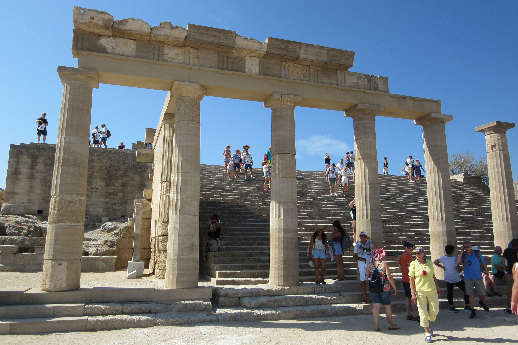 Temple Athena remains Lindos 30-9-21